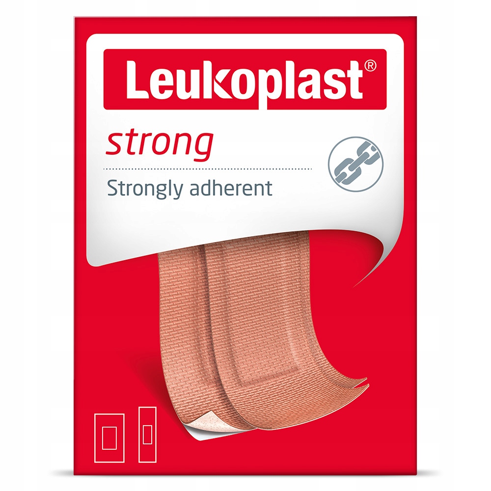 

Leukoplast strong plastry 20 szt w 2 rozmiarach
