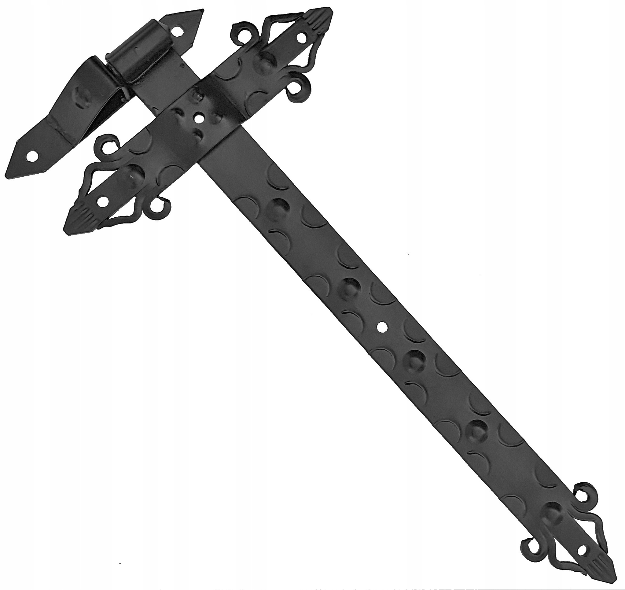 Středový Úhlový Závěs Vyztužený Kovaným Retro 600 MM