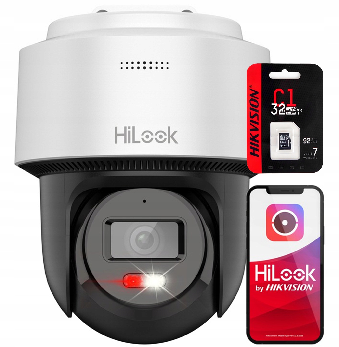 Otočná Ip kamera Full Hd PTZ-N2C200M-DE HiLook Hikvision Hybrid 32Gb