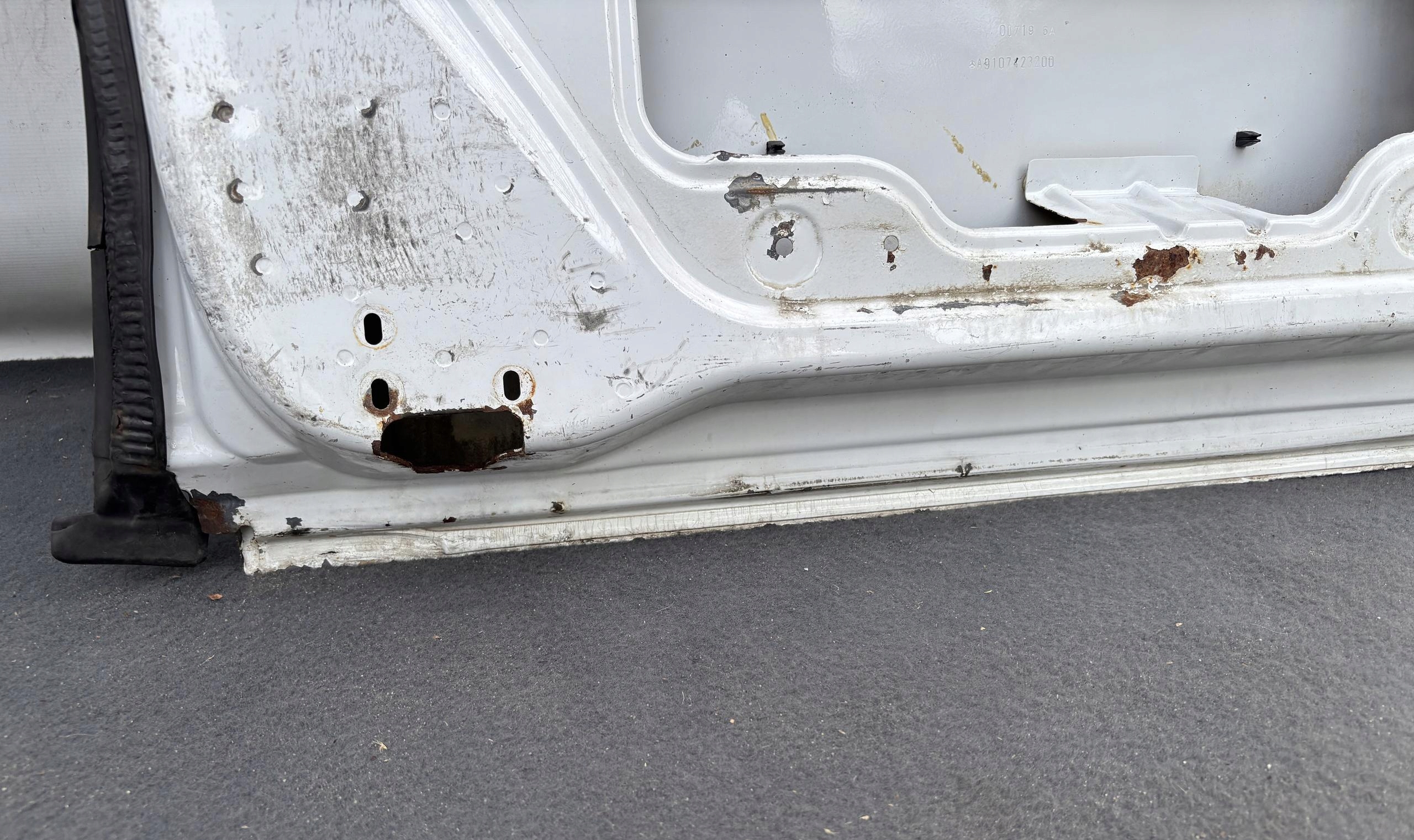 SPRINTER 907 910 17- Tür hinten heck KOMPLET rechts links BIALE ORYGINALNE