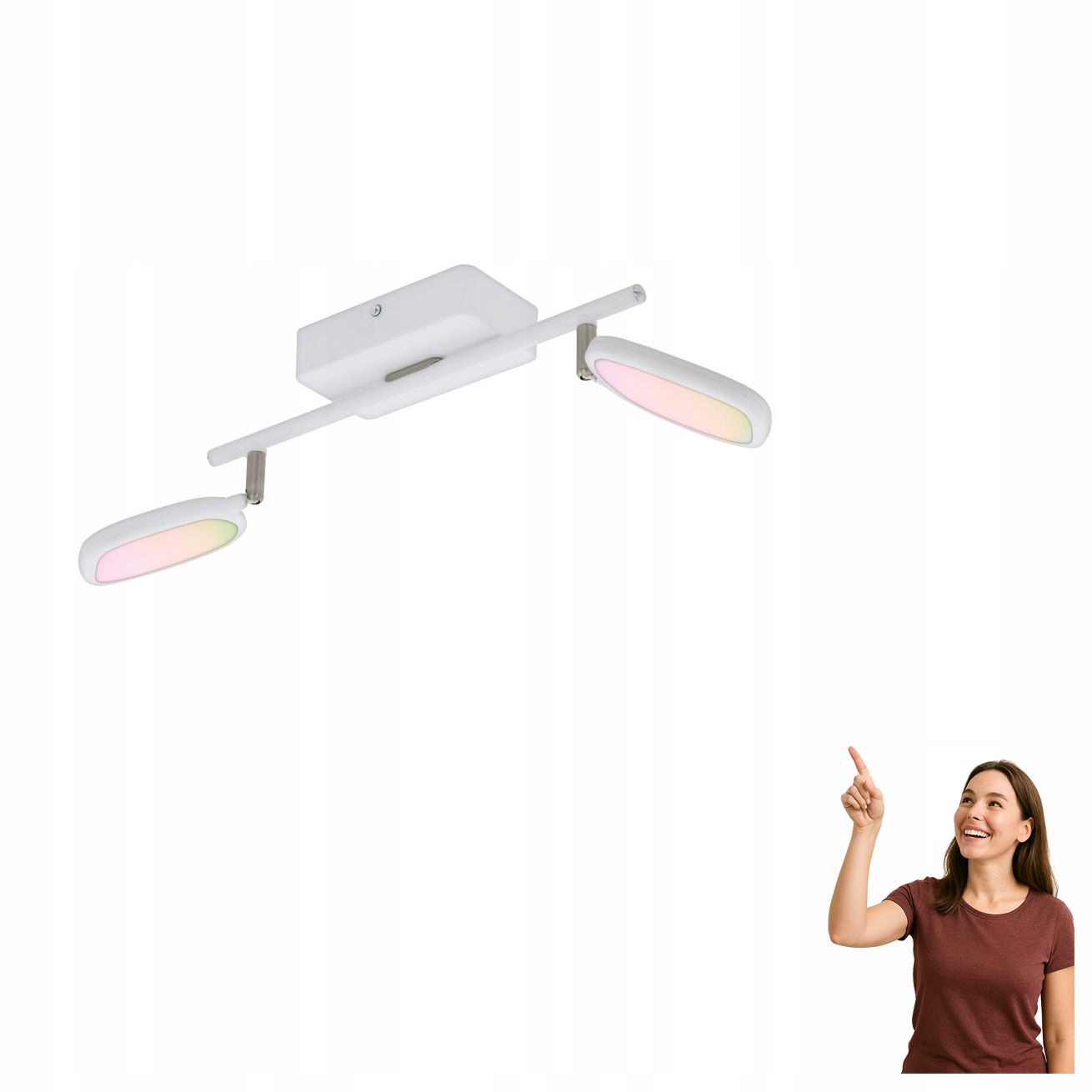 Led spotová reflektorová lampa 2x5W Palombare-c 97692 Eglo