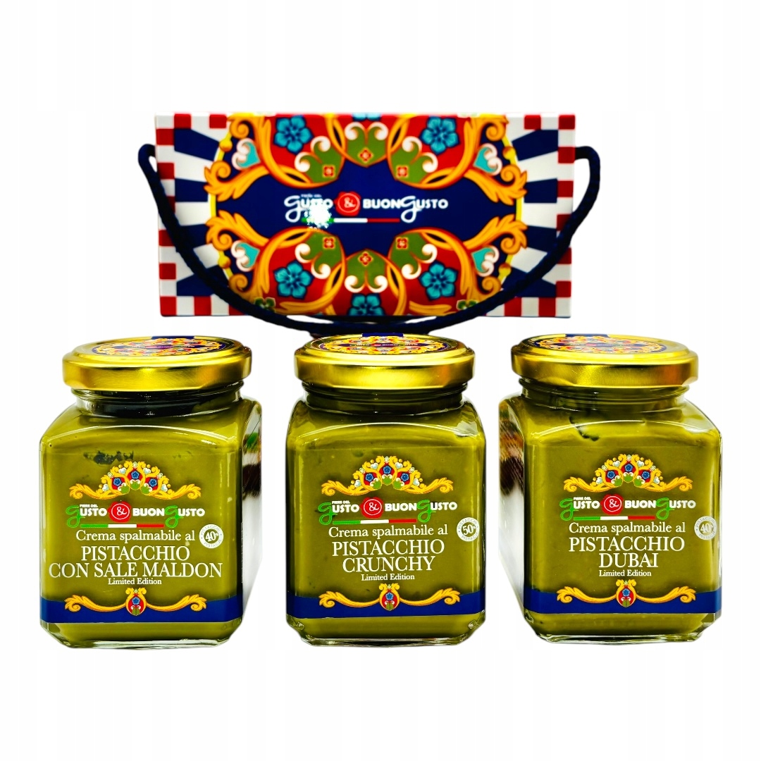 Levně Sada 3x Pistáciový krém Limitovaná edice přímo z Itálie