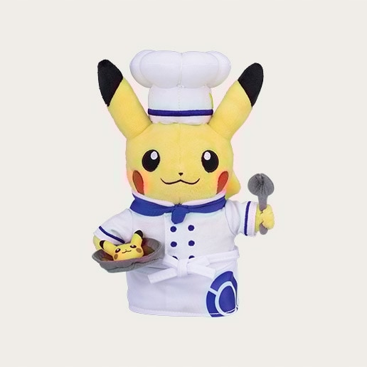Pokemon Center Pikachu Chef – Maskotka Pluszowa 20 cm Oryginał Japonia