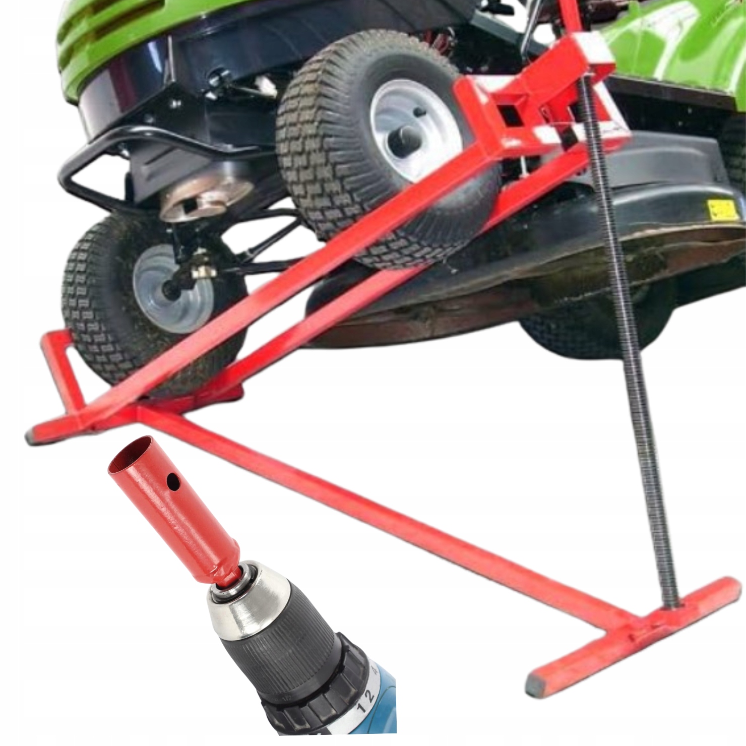 Lewarek Zdvihák Do Kosačky Quada Traktorka Atv 400 Kg Servisový