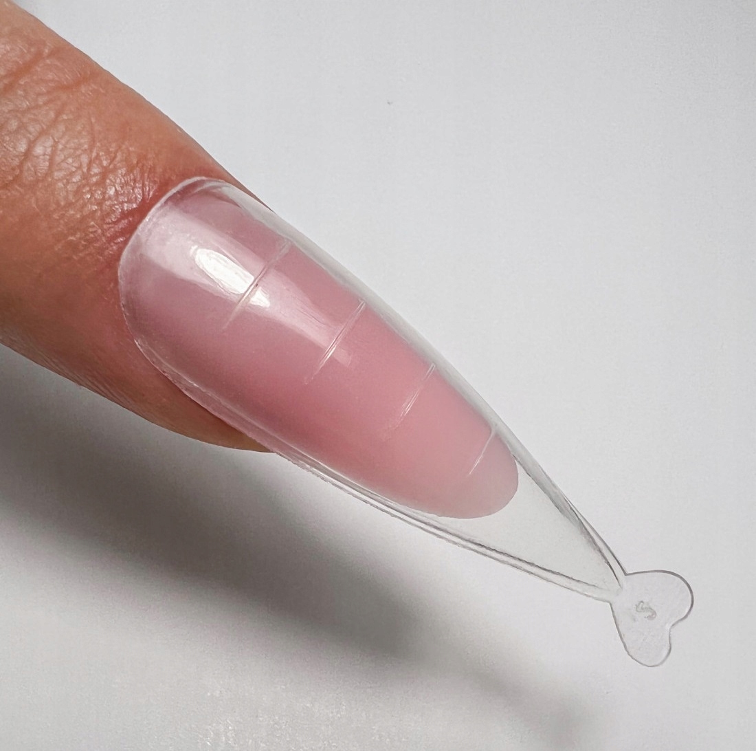 GÓRNE FORMY DUAL DO AKRYLOŻELU WĄSKI MIGDAŁ STILETTO 120 SZT PUDEŁKO Kod producenta MIGDAŁ