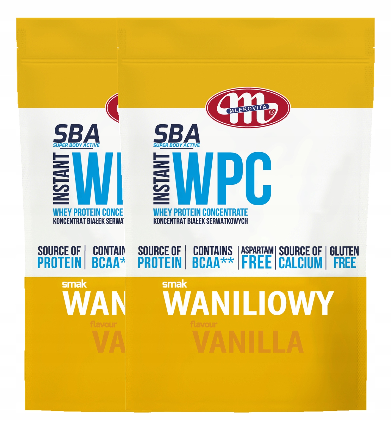 Mlekovita Sba WPC80 1400 g Vanilka Protein Koncentrát Silná hmota
