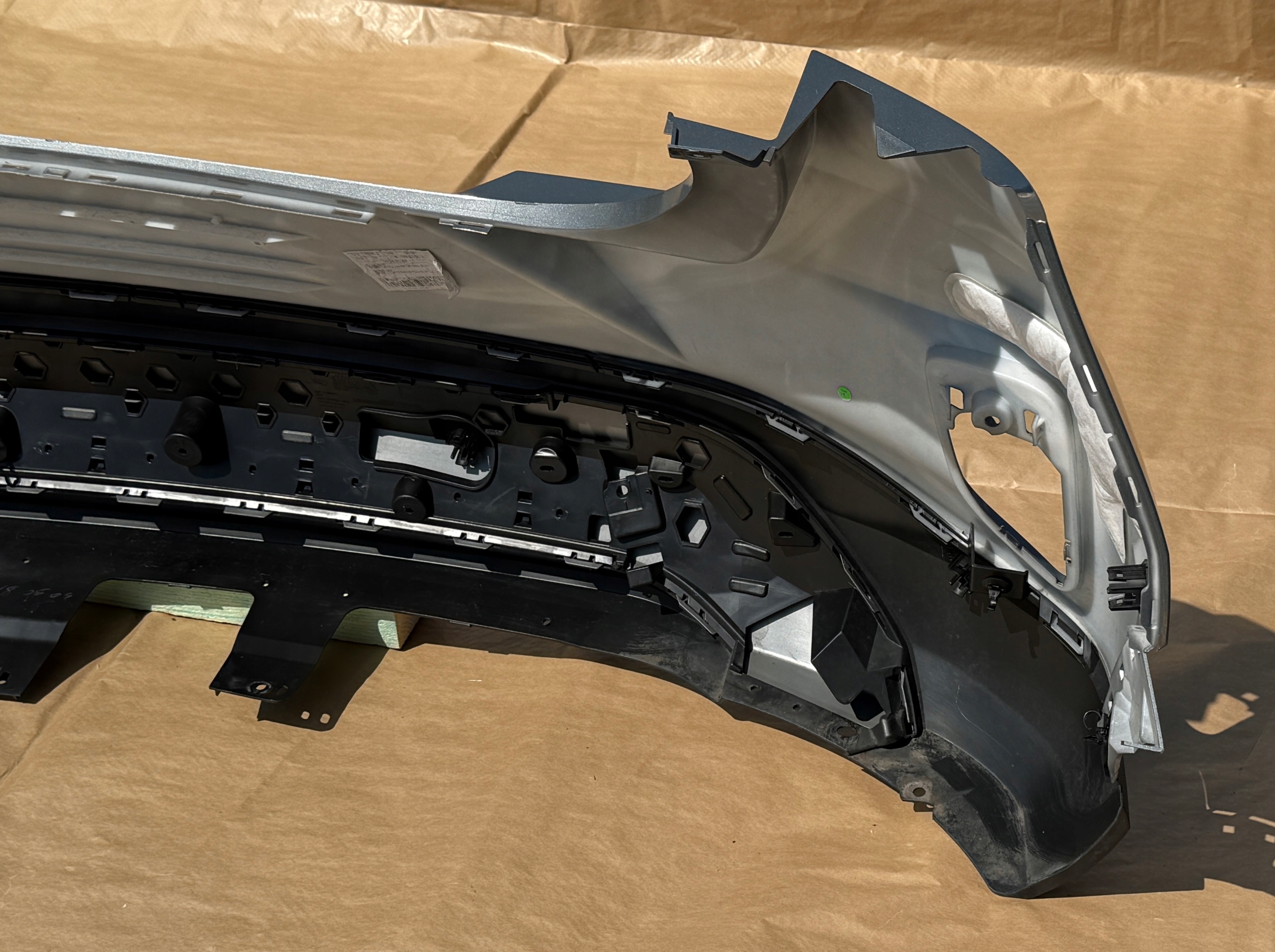 FORD PUMA MK2 2019-2025 bumper rear part SOLAR SILVER 6X PDC original