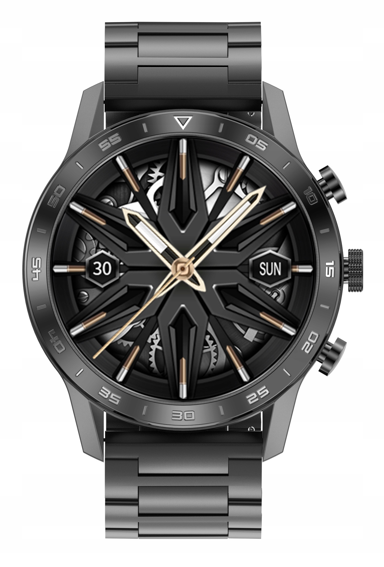 UNIWERSALNA BRANSOLETA KLASYCZNA ELEGANCKA DO ZEGARKA SMARTWATCHA 22MM Długość 190 mm