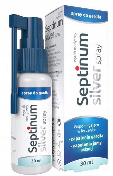 

Septinum Silver spray zapalenie gardła 30 ml
