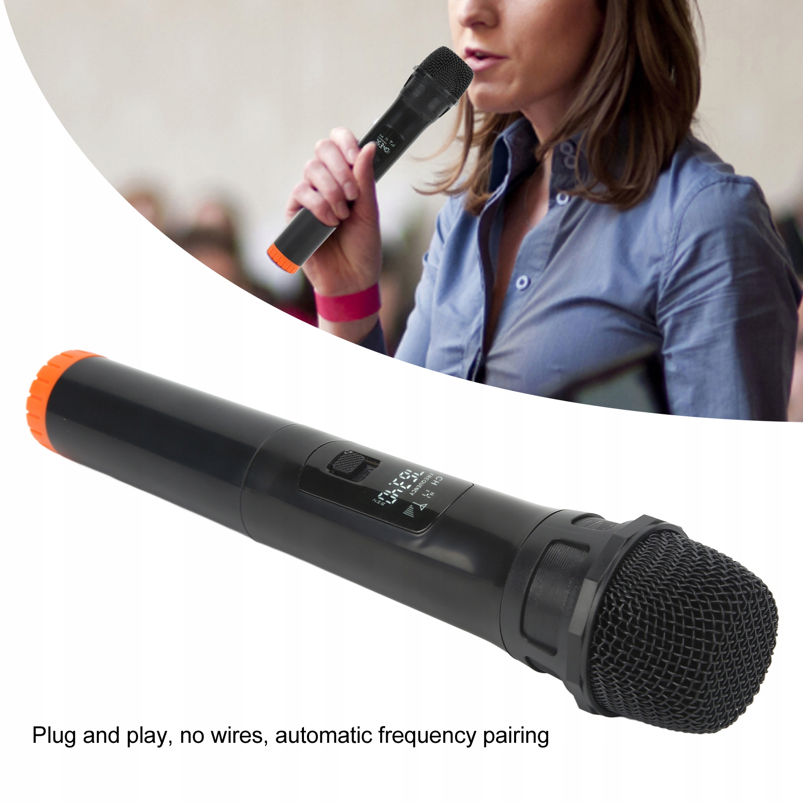 Bezprzewodowy mikrofon UHF Bezprzewodowy Rodzaj inny