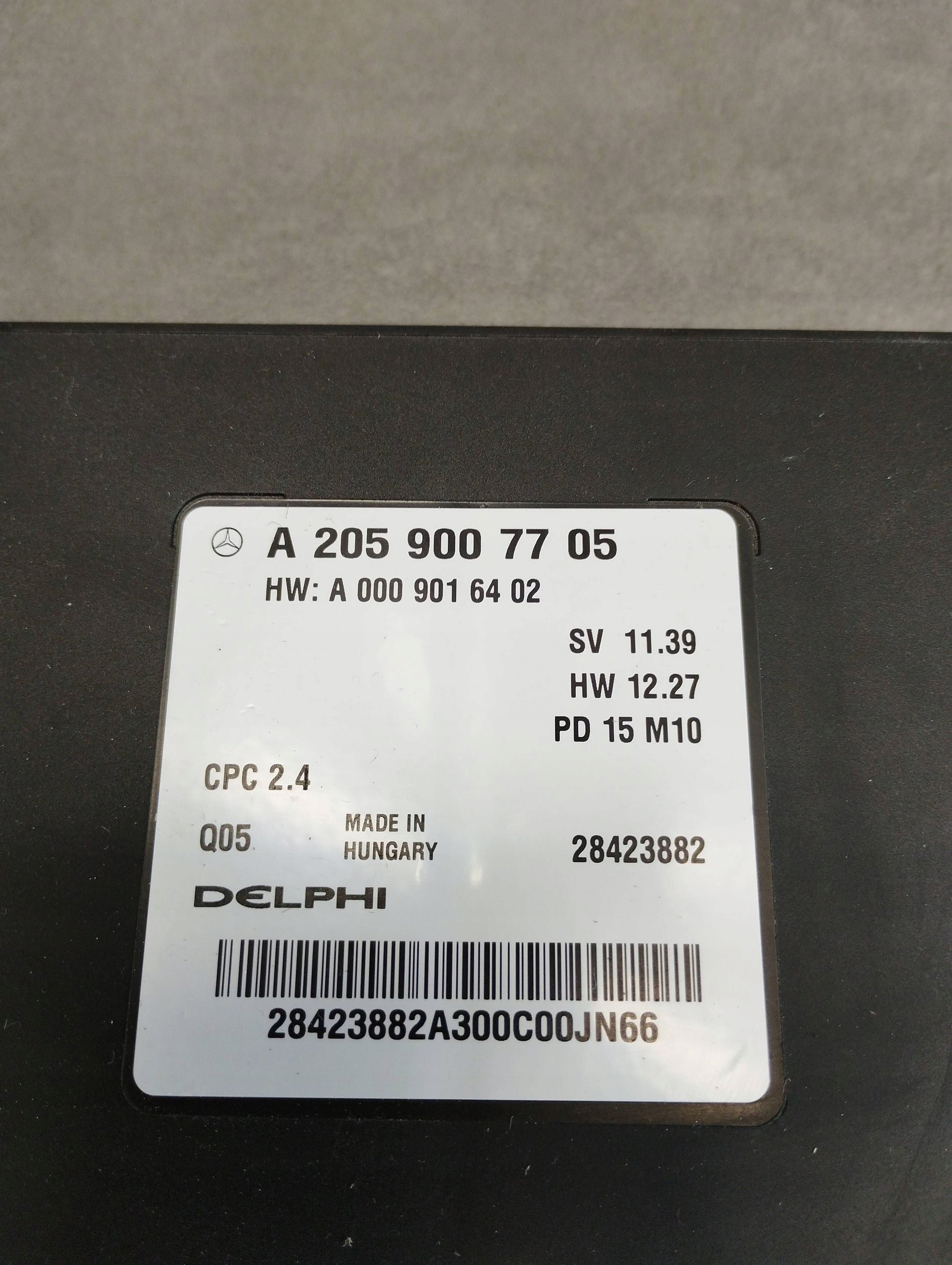 Mercedes-Benz GLC X253 control unit gearboxes A2059007705