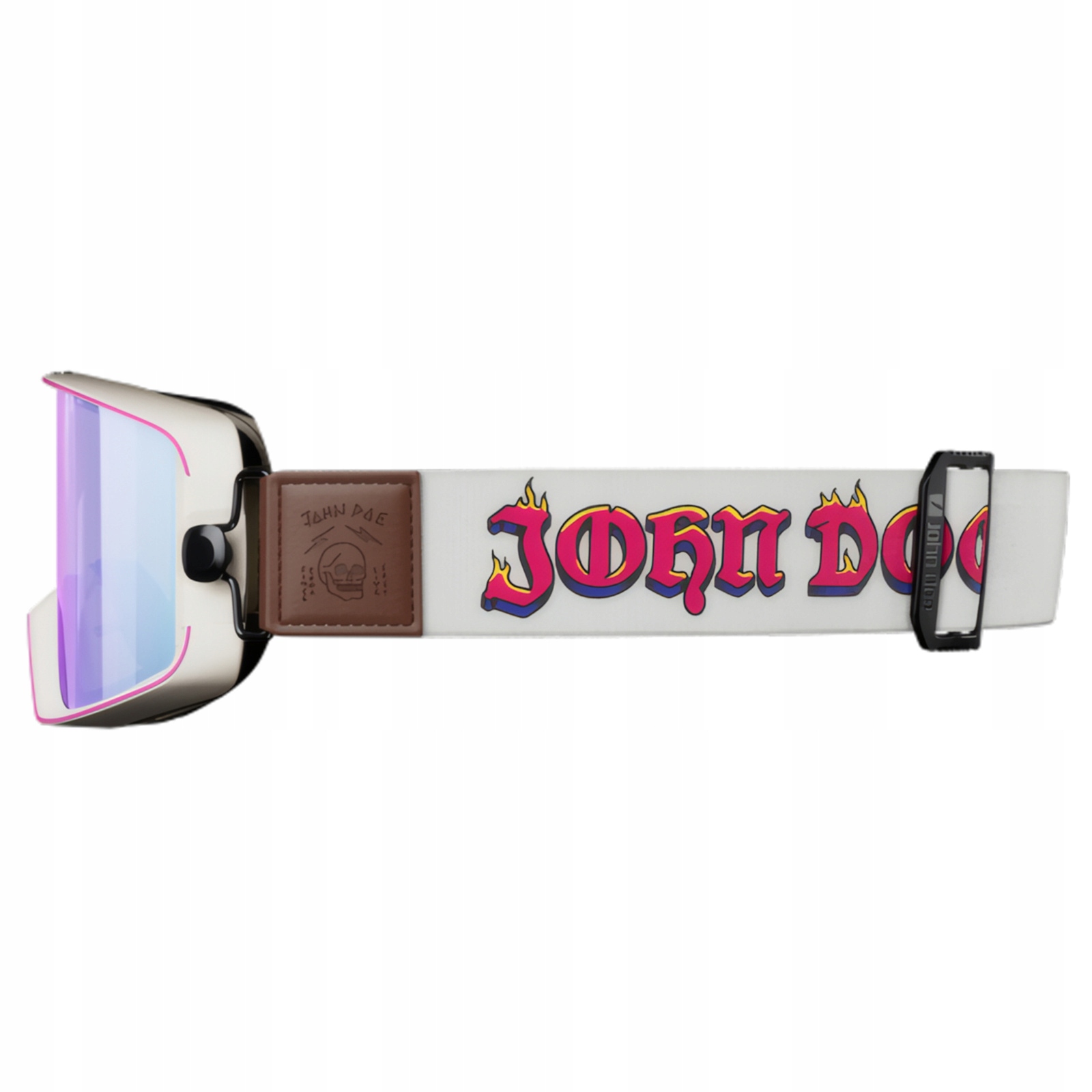 Okuliare motocyklové John Doe White Shade
