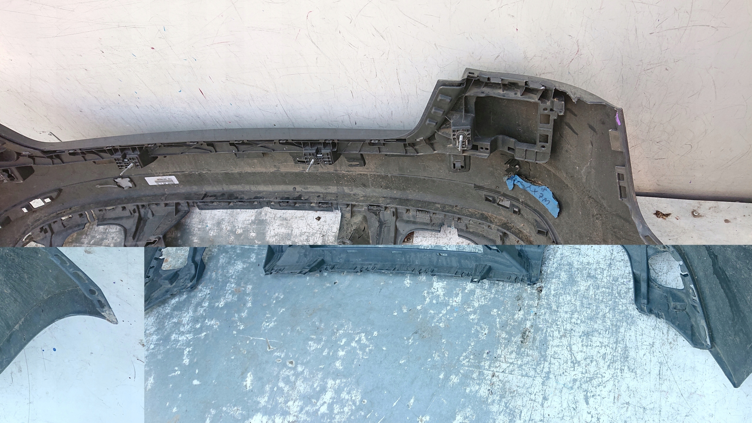Audi A3 8V Lift 16- sportback bumper rear rear part