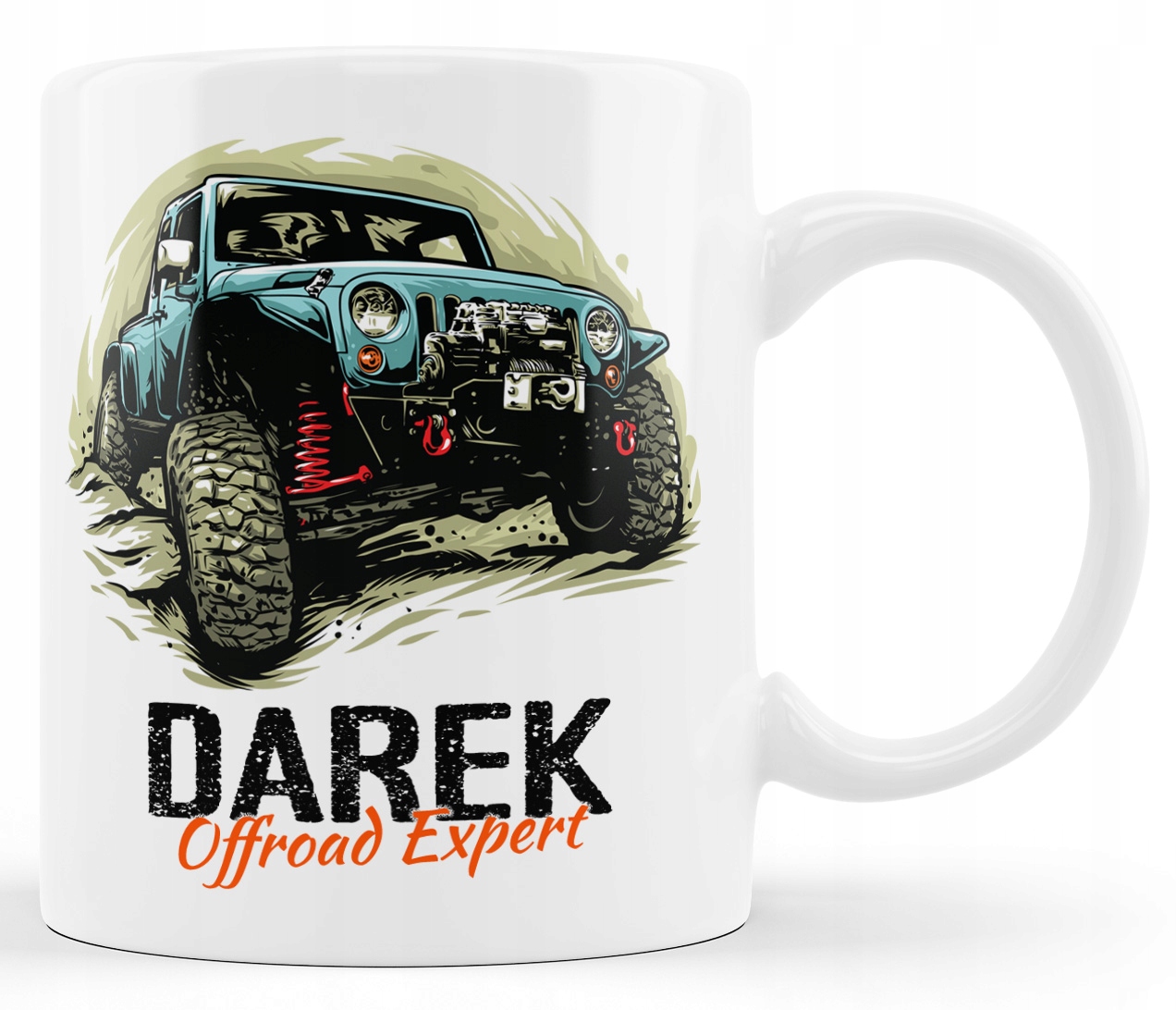

Kubek Offroad z autem terenowym i Twoim imieniem.