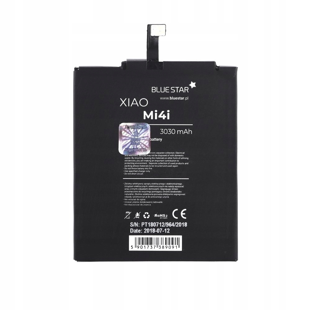 

Bateria do Xiaomi Mi4i BM33 3030 mAh Li-Ion niebie