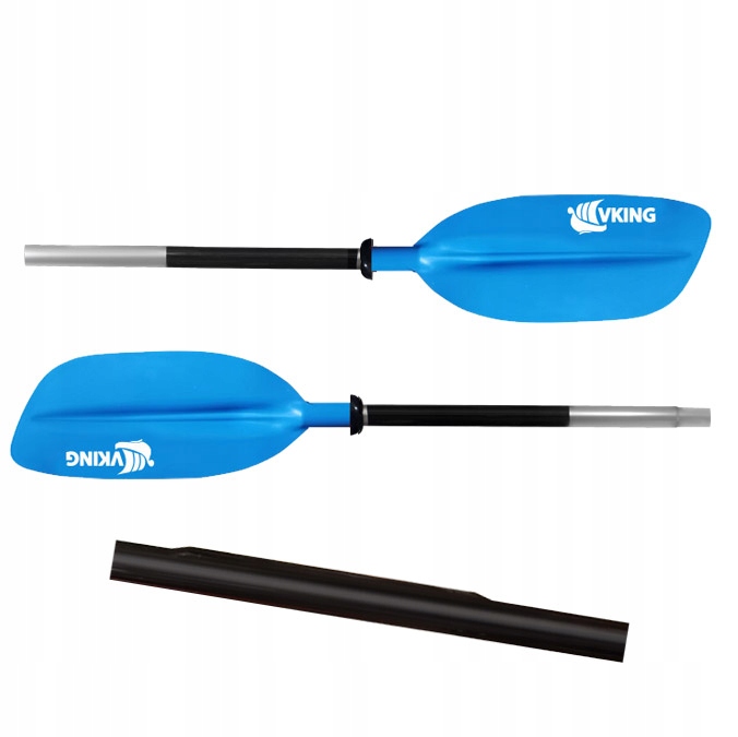 Wiosło kajakowe kajak składane dwuczęściowe 220 cm lekkie pogrubiony uchwyt