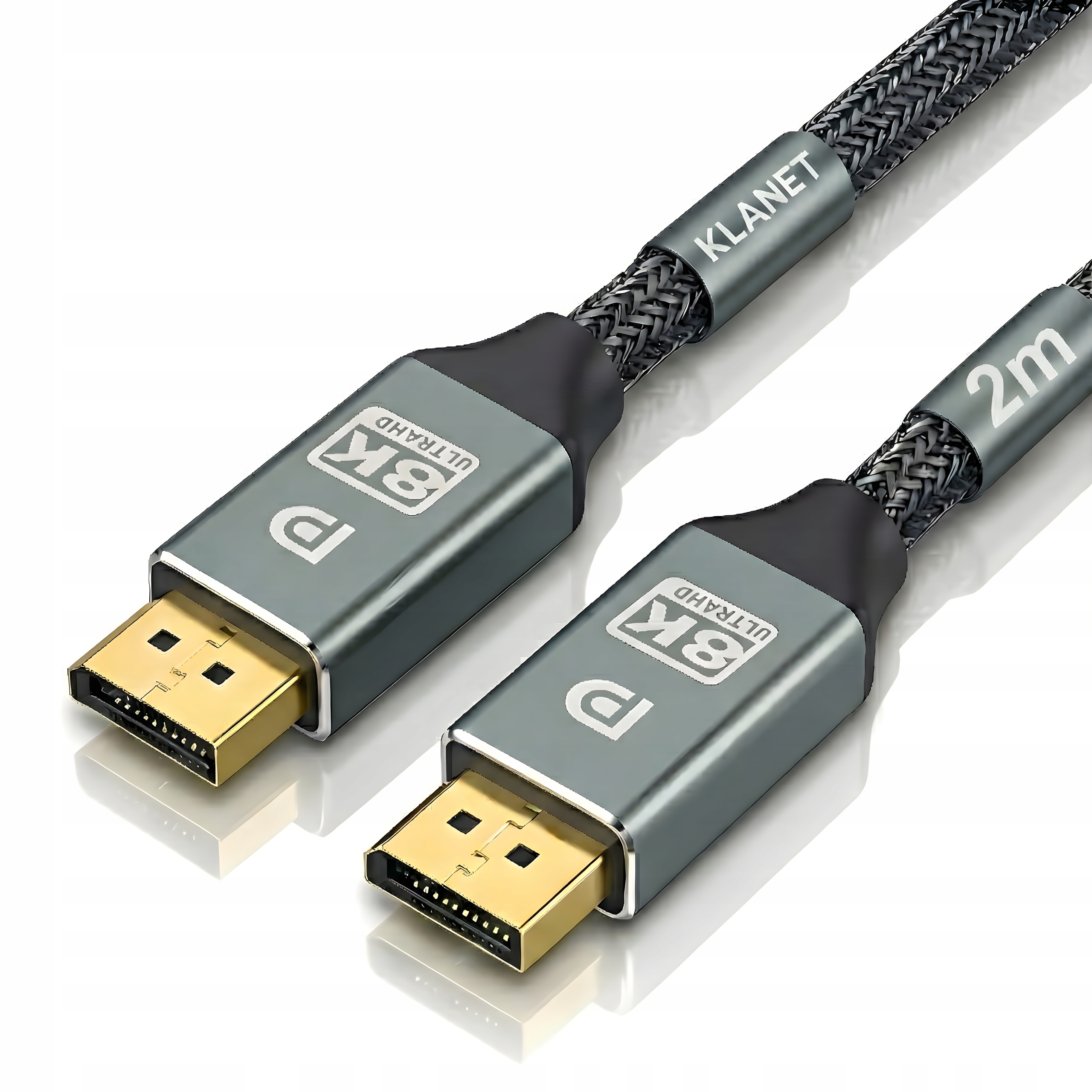 Kabel DisplayPort Klanet 1.4 8K 2 m