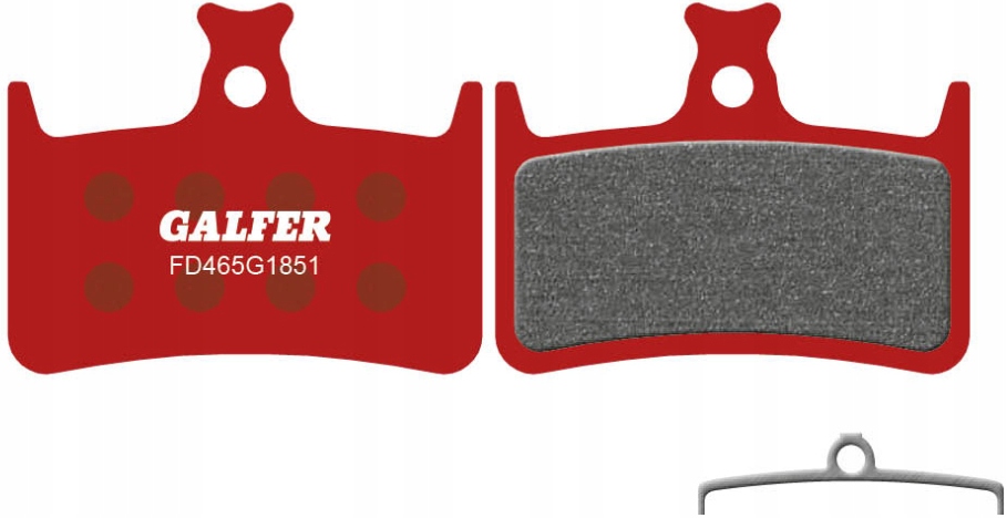 Klocki Okładziny Hamulcowe Galfer Hope E4 RX4 Czerwone Box