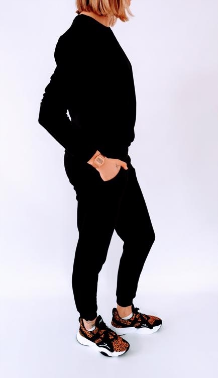 S01C CZARNY KLASYCZNY LEKKI KOMPLET DRESOWY XS Rozmiar XS