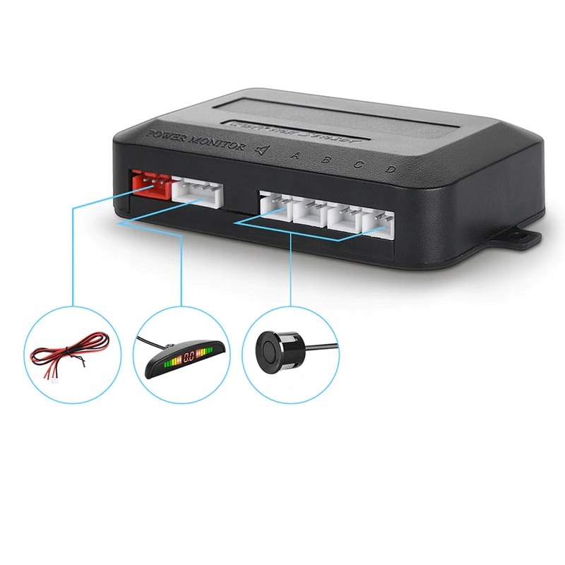 CZUJNIKI PARKOWANIA COFANIA PRZÓD TYŁ PARKTRONIC Model PRZÓD TYŁ PARKTRONIC WYŚWIETLACZ CZARNE