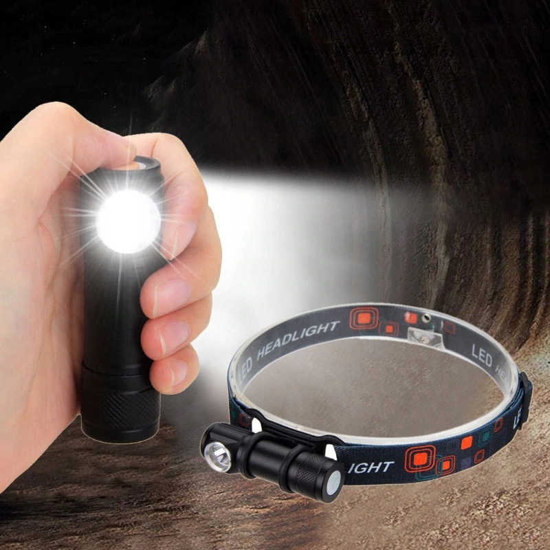 LATARKA CZOŁOWA KĄTOWA TAKTYCZNA USB CZOŁÓWKA ZOOM USB LC9 Marka inna marka