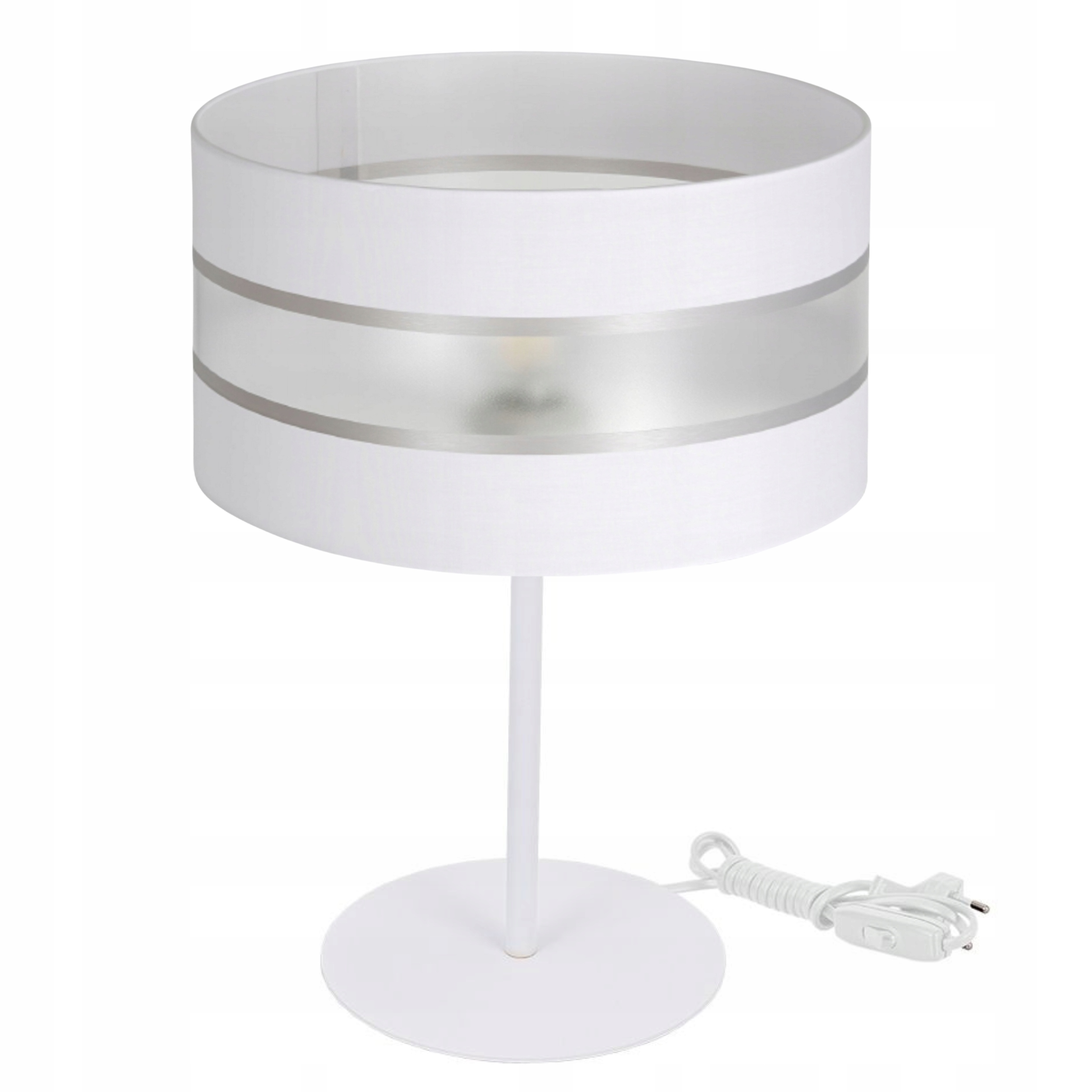 Noční Lampa Stolní Stínidlo Pruhovaná 30 CM