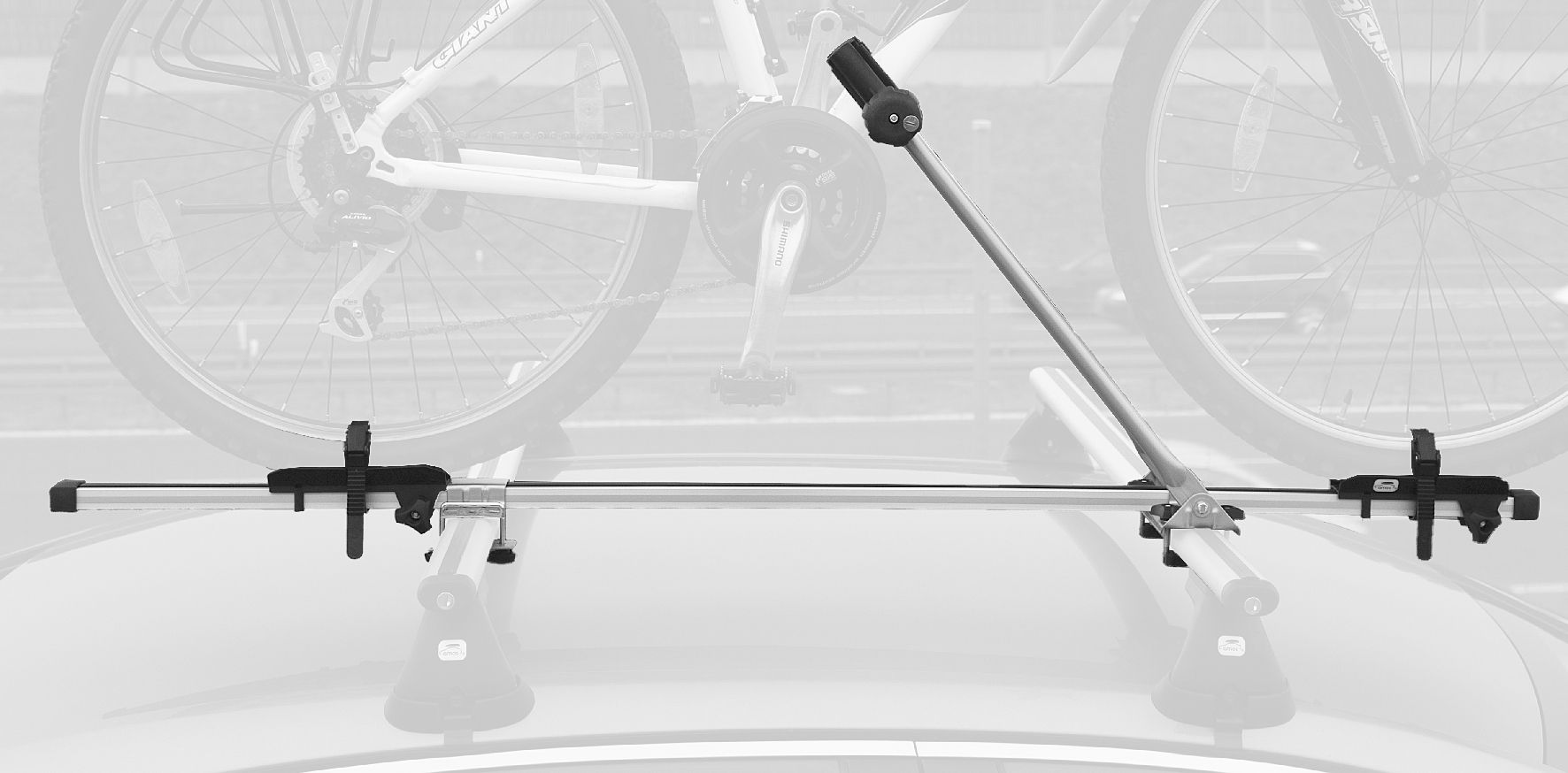 2x BAGAŻNIKI NA DACH DO PRZEWOZU ROWERU ROWERÓW UCHYTY DACHOWE DO AUTA Producent AMOS