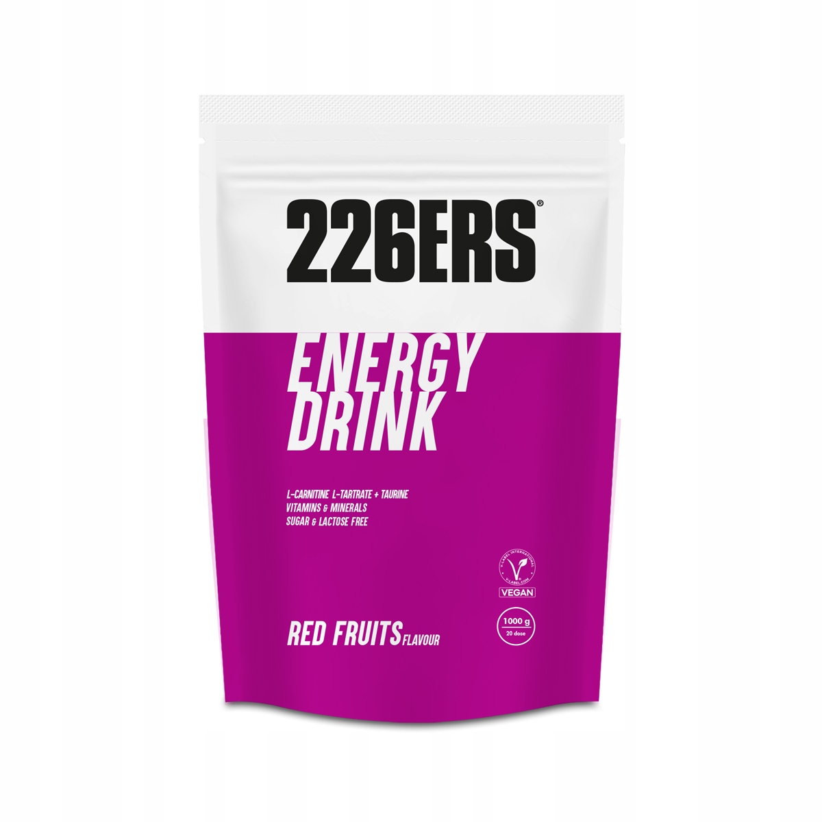 #226ers Energy Drink Red Fruit – prášek 1 kg.