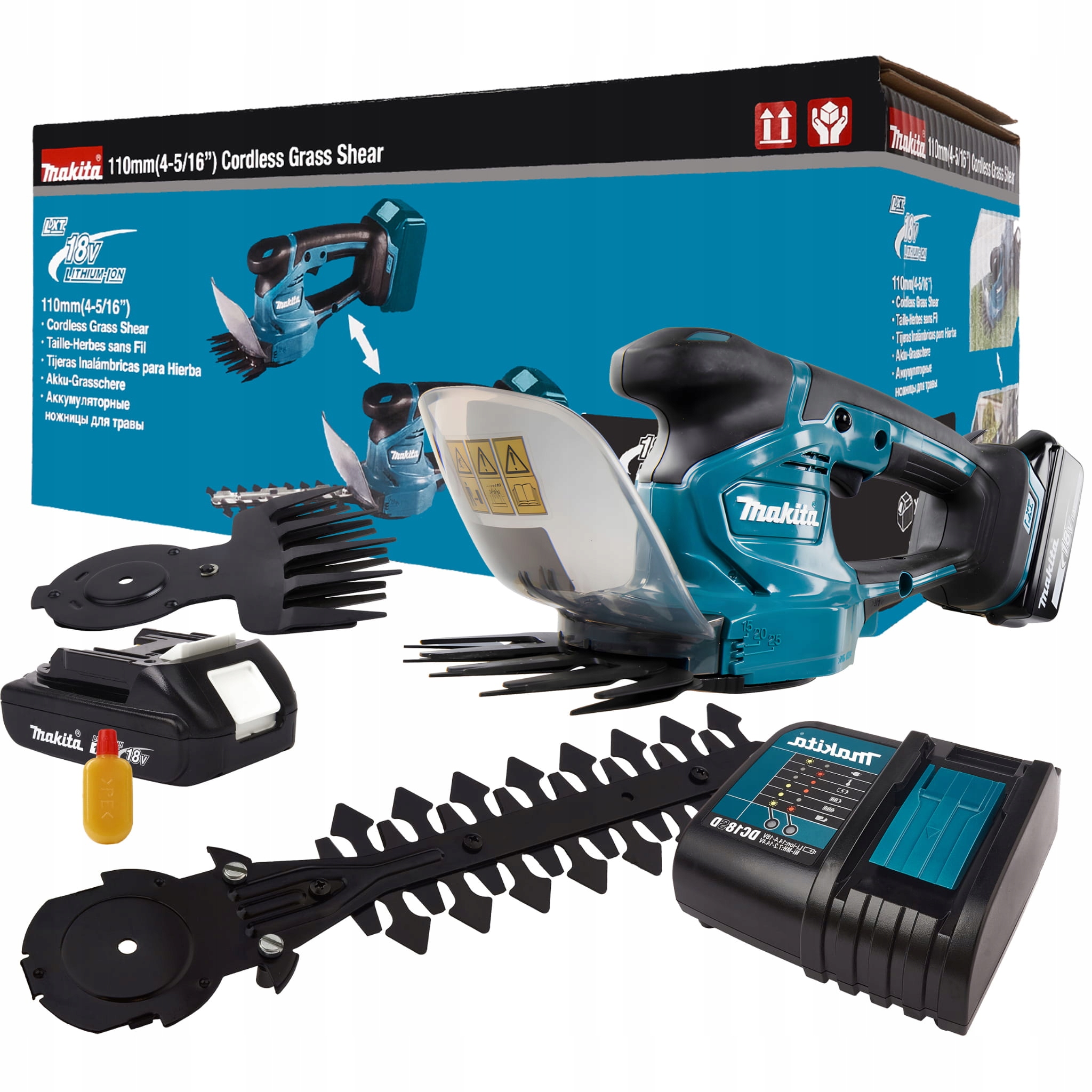 Makita DUM111SYX Nůžky na trávy a živý plot 1,5Ah 18V