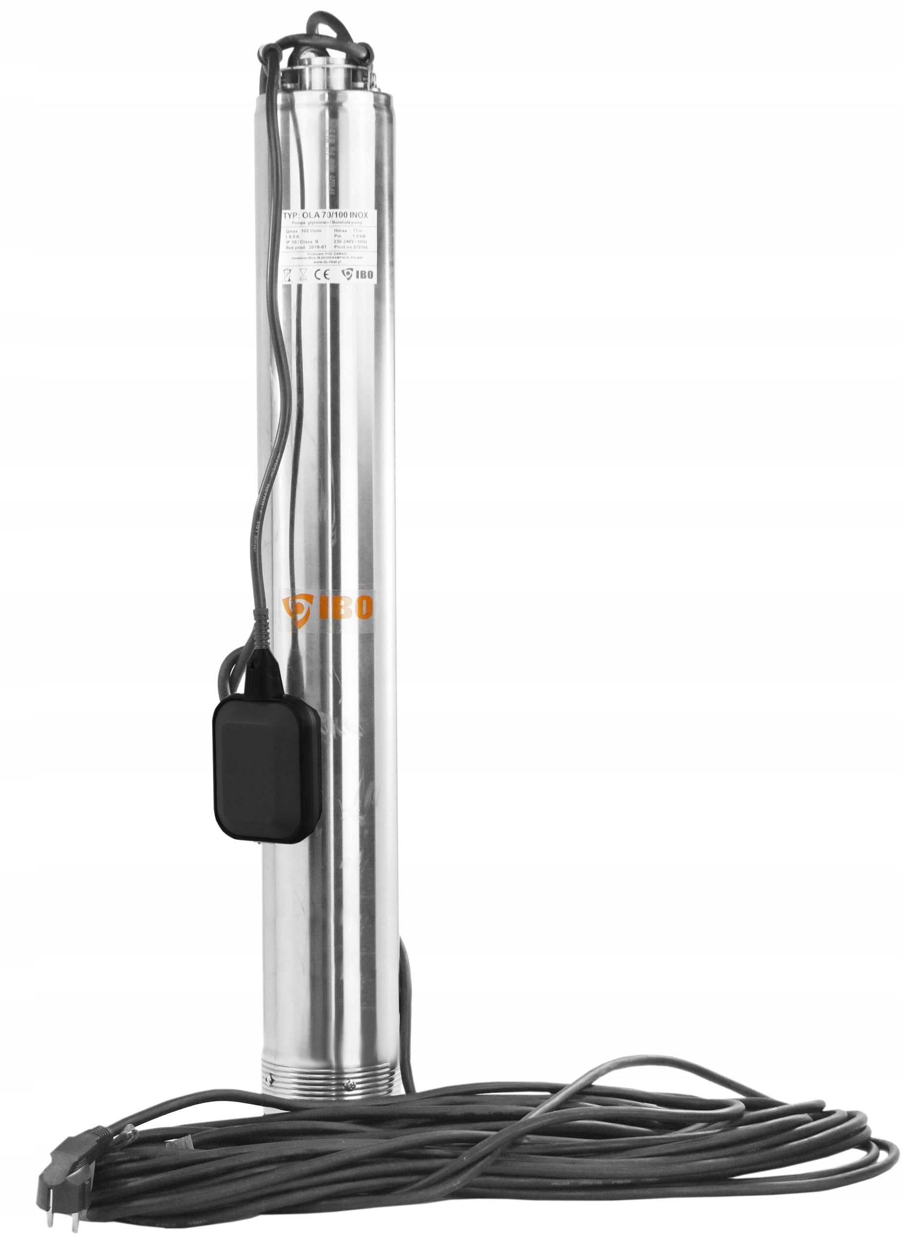 Pompa głębinowa do studni kręgowch OLA 60/60 INOX