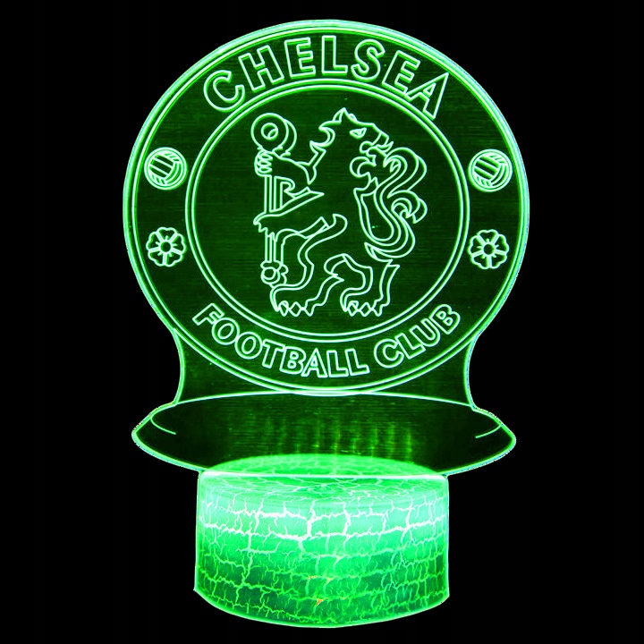 Lampka 3D nocna led usb + pilot Chelsea Marka inny