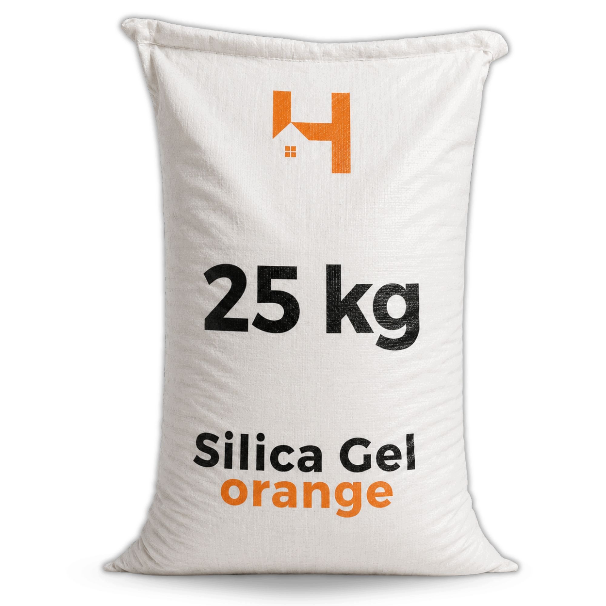 Pohlcovač vlhkosti silica oranžový gél kremíkový odvlhčovač 25 kg
