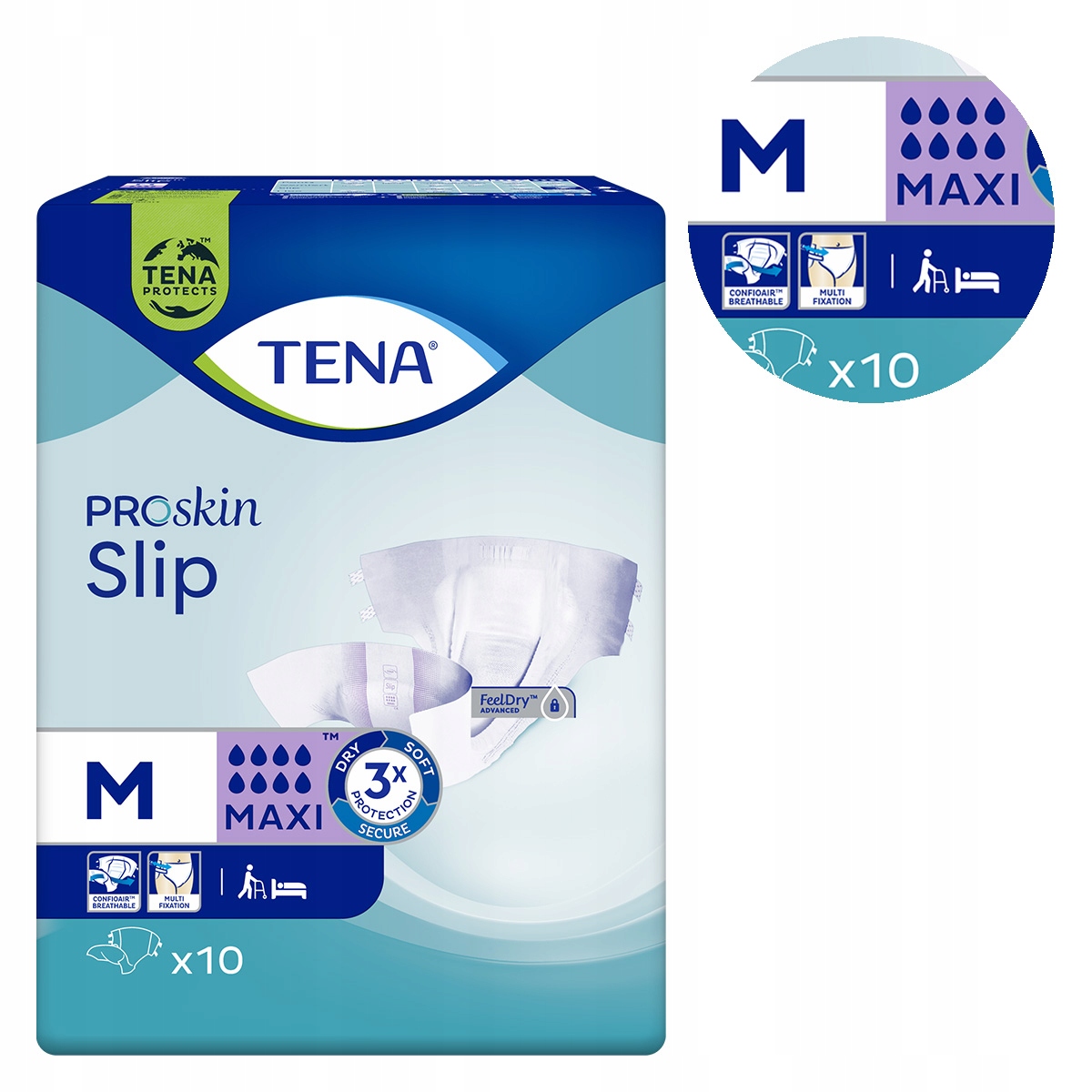 

Pieluchomajtki dla dorosłych Tena Slip Maxi M 10