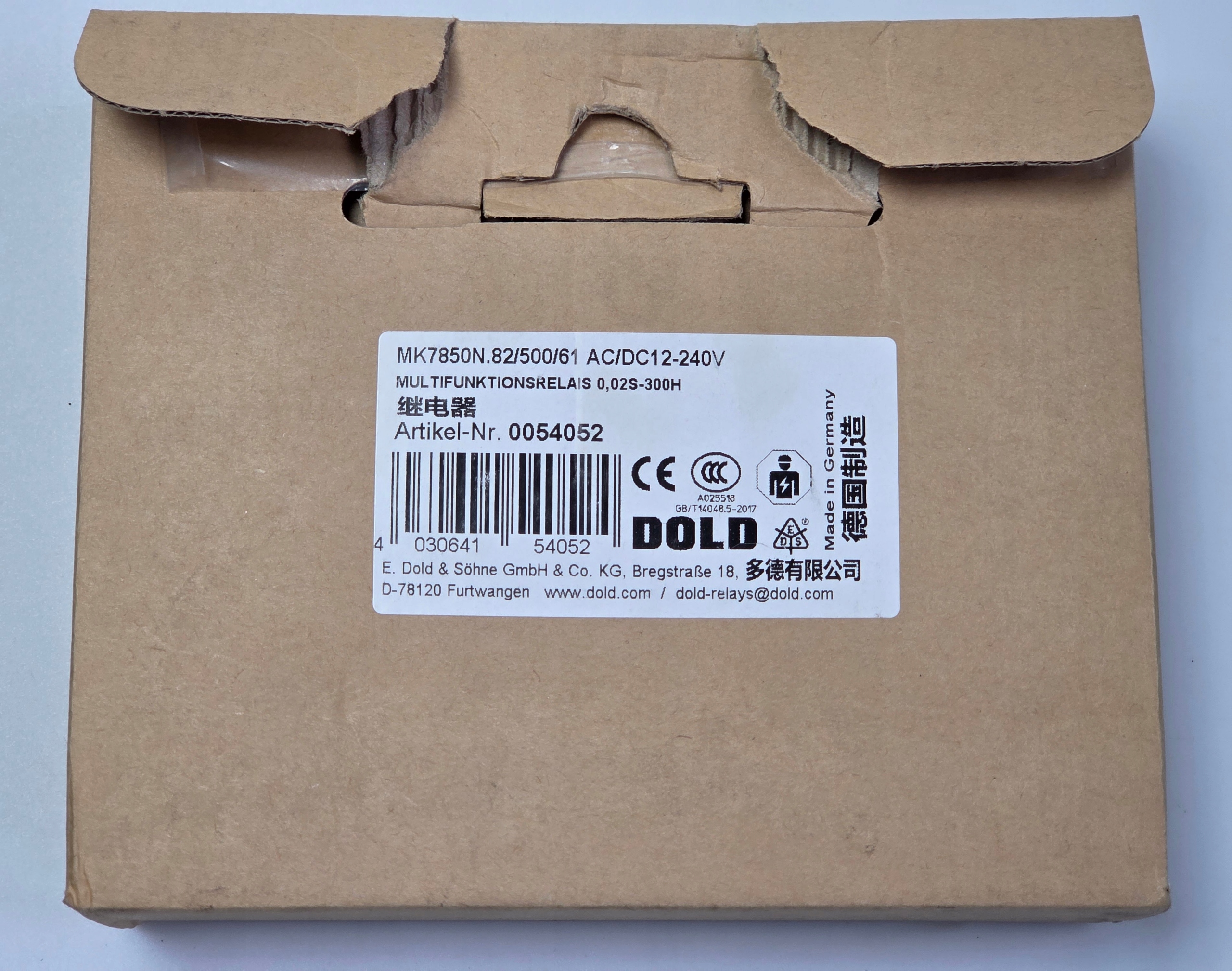 Multifunkční časový relé Dold MK7850N.82 0054052