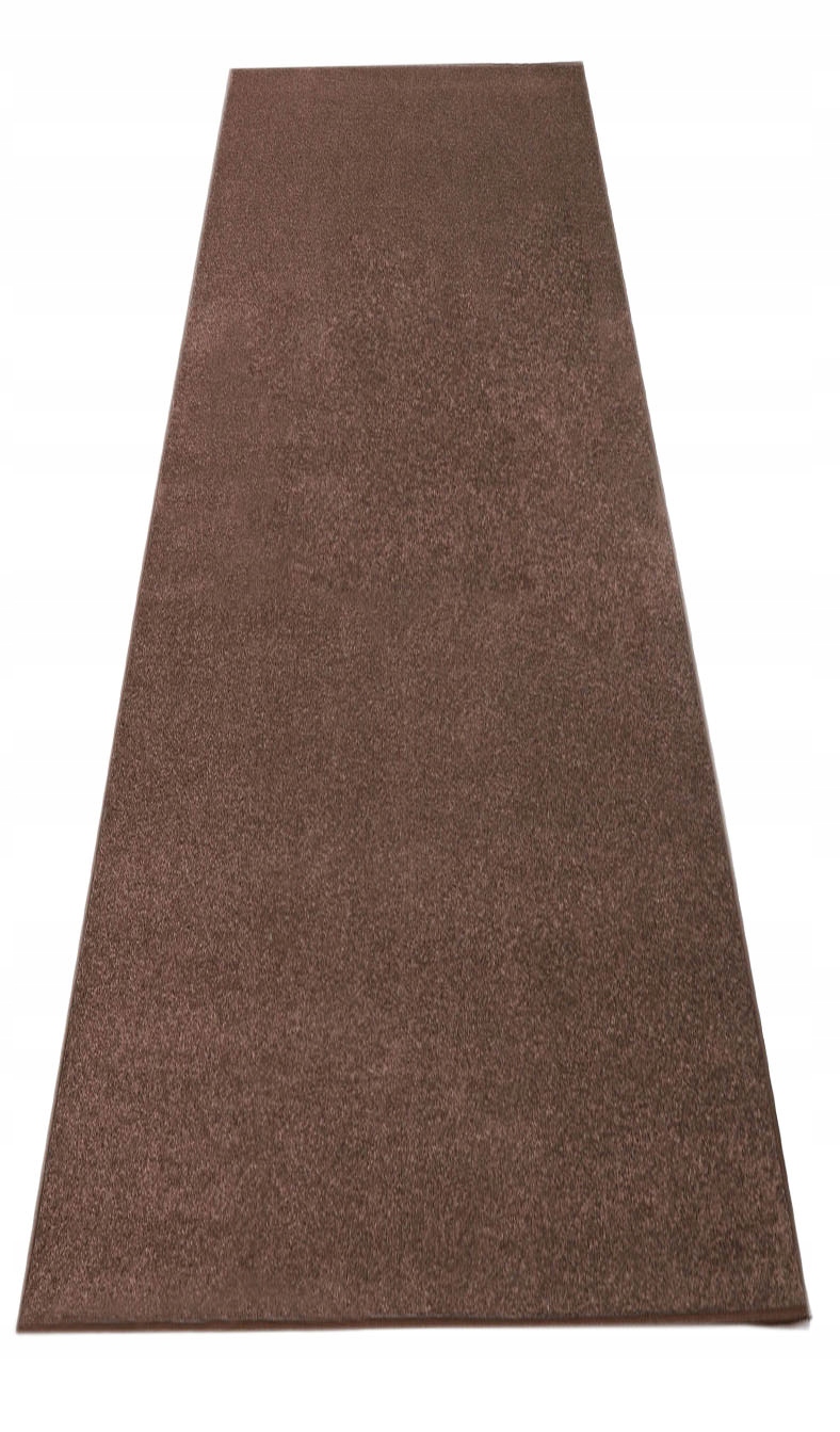 

200 Jednokolorowy Dywan Brązowy Chodnik