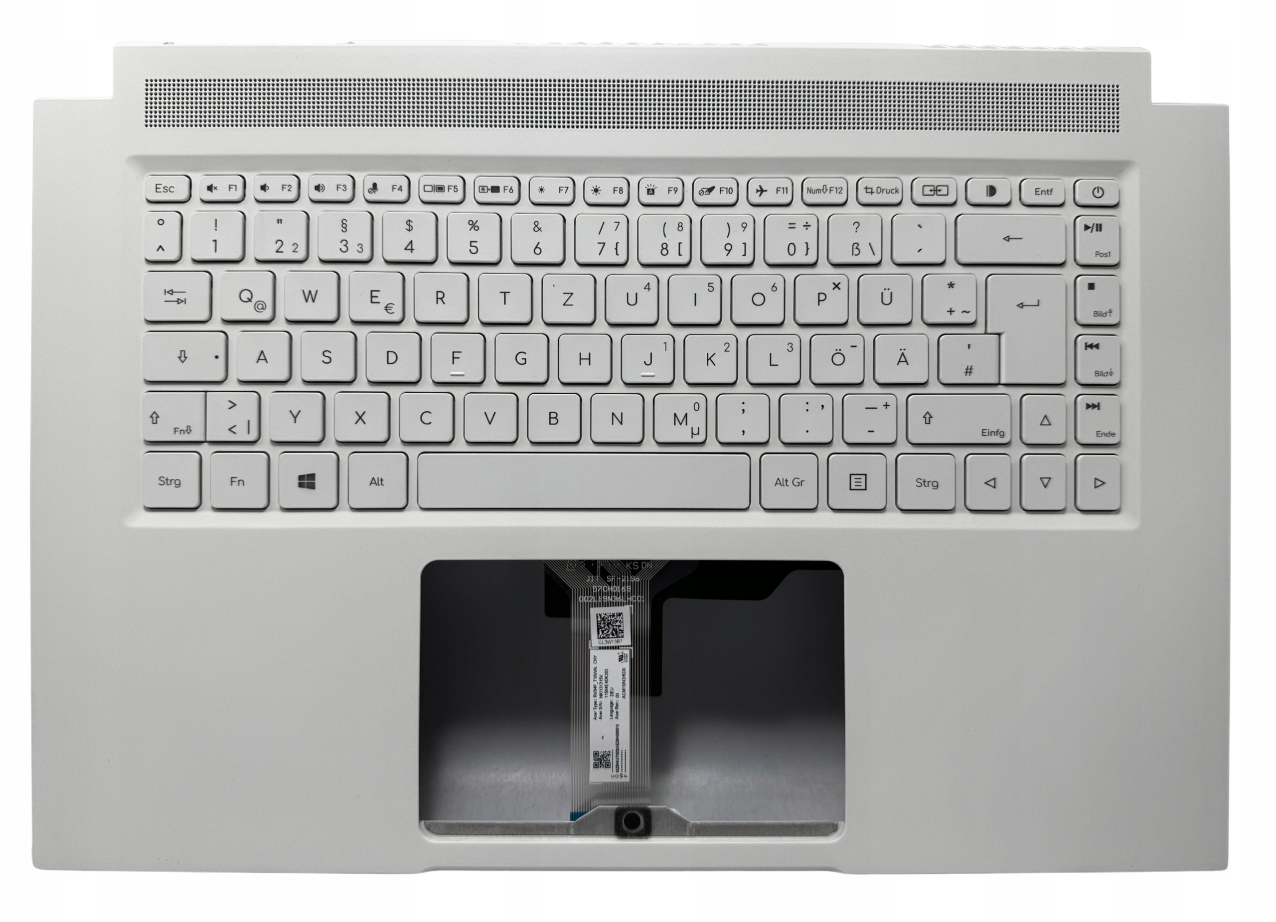 Palmrest horní kryt klávesnice ConceptD CC315-73G CC315-72G CC315-72P