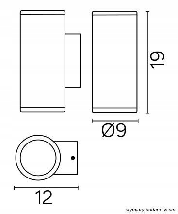 Kinkiet zewnętrzny Adela Midi M1457 DG Suma Marka Su-ma