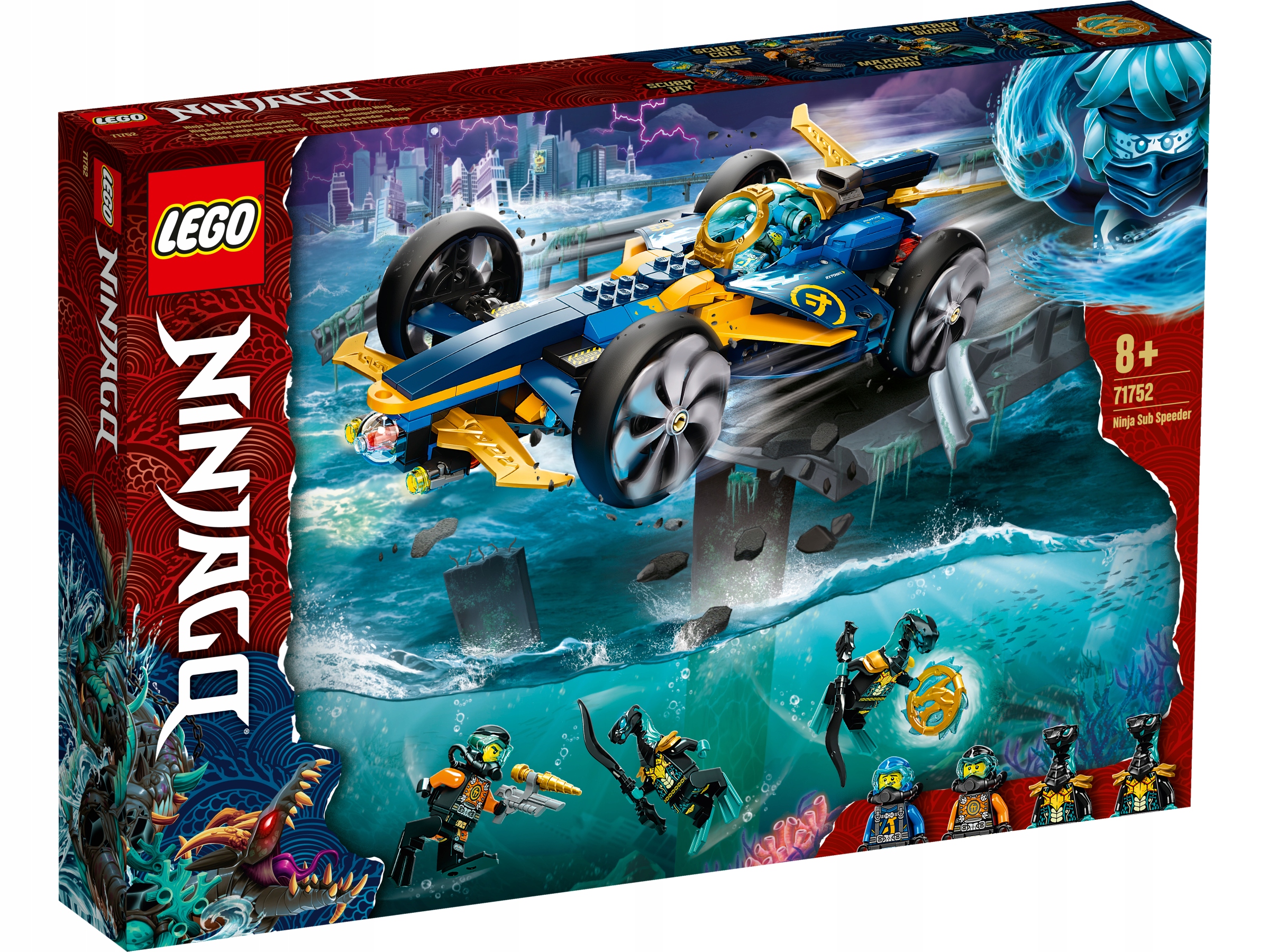 Lego 71752 NINJAGO Podwodny śmigacz ninja Marka LEGO