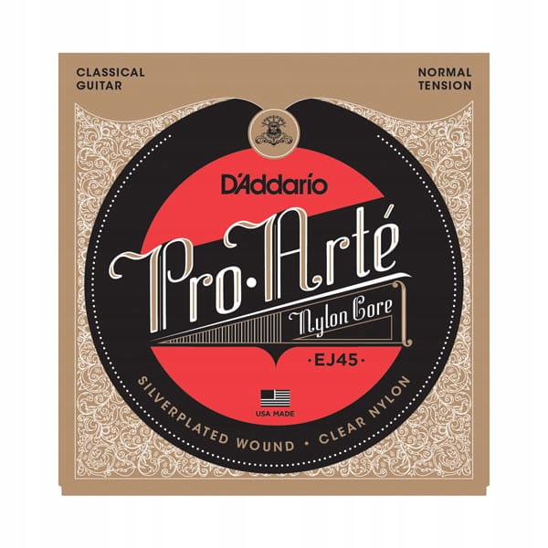 Struny D'Addario EJ45 Pro-Arte Nylon Normal Tension