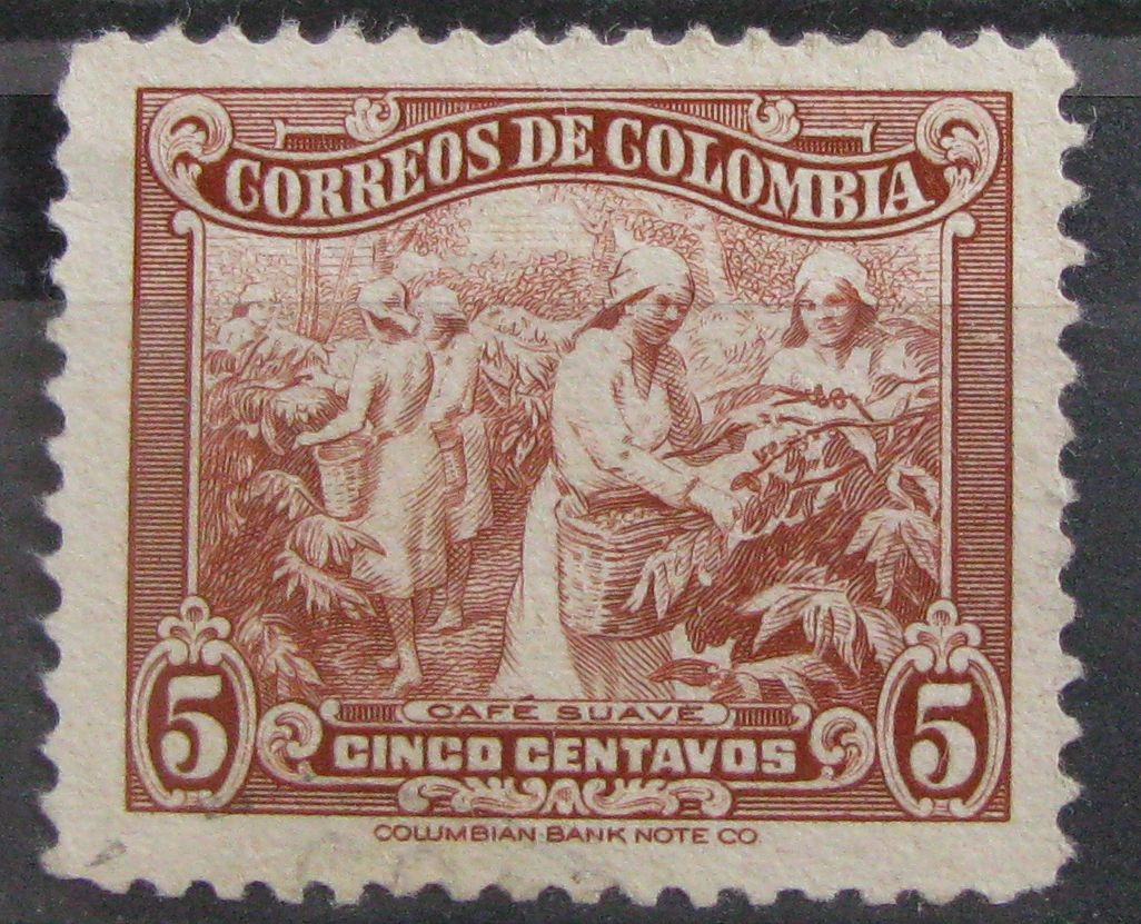 KOLUMBIA - znaczek czysty (*) - bez kleju