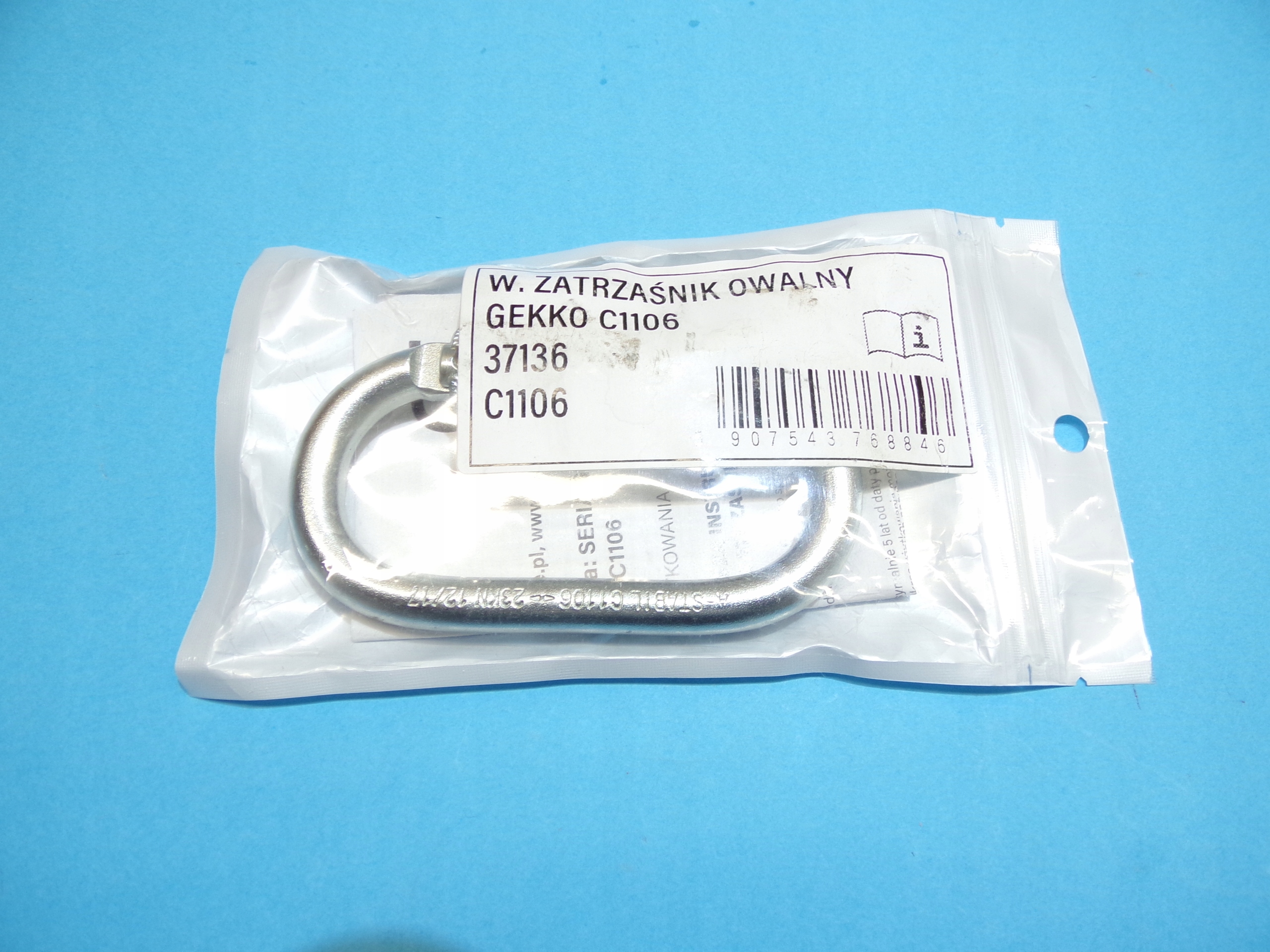 KARABIŃCZYK AUTOMATYCZNY 25kN BLOKADA SZEKLA ZATRZAŚNIK EAN (GTIN) 5907543768846