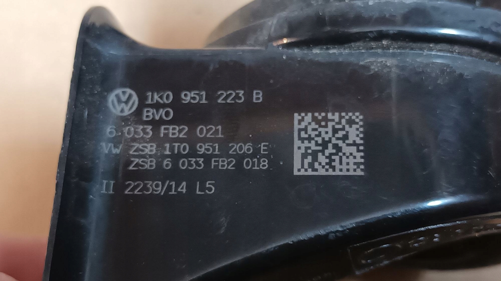 KLAKSON VW AUDI SKODA SEAT 1K0951223B