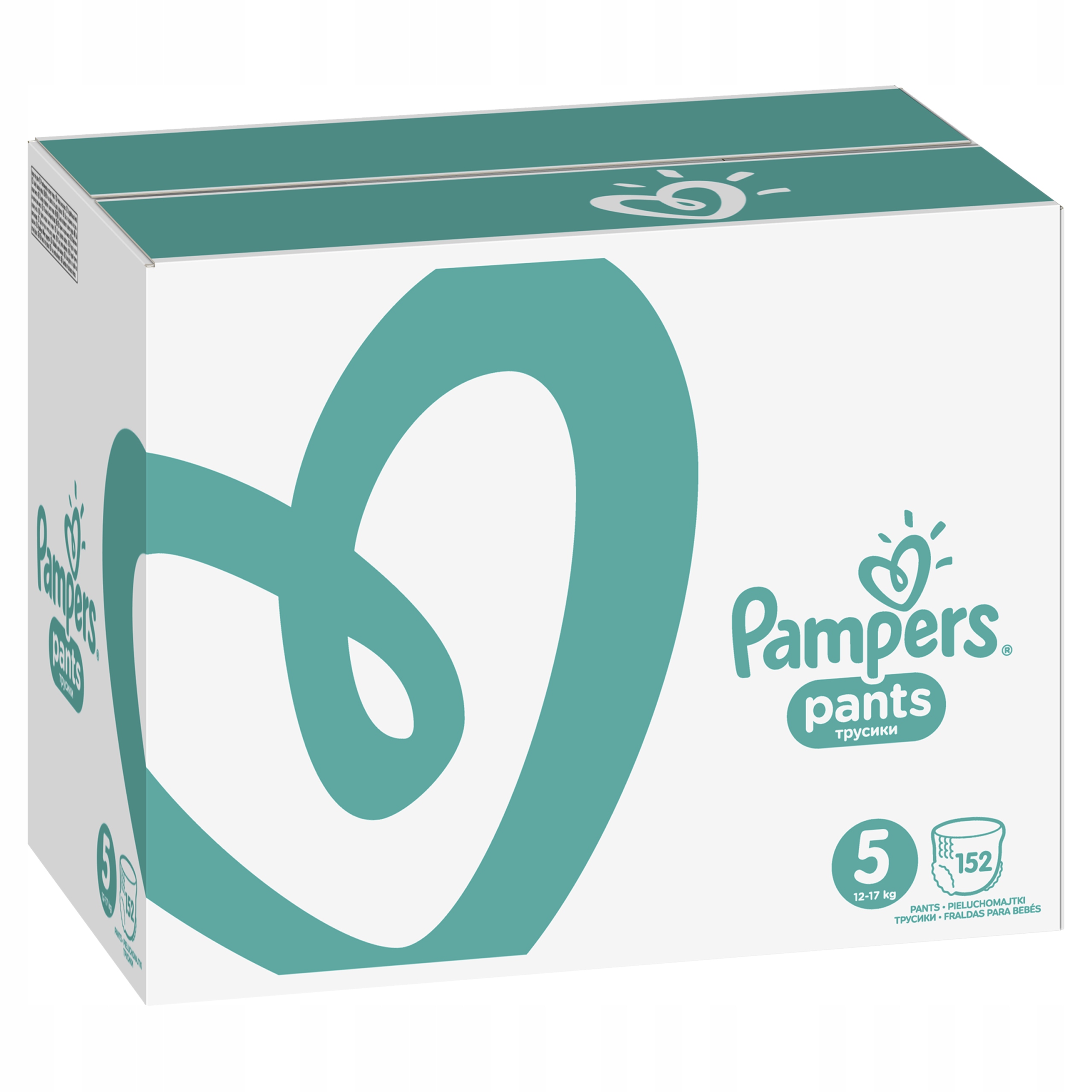 Pieluchomajtki Pampers Pants rozmiar 5 12-17 kg 152 szt. Linia Pampers Pants