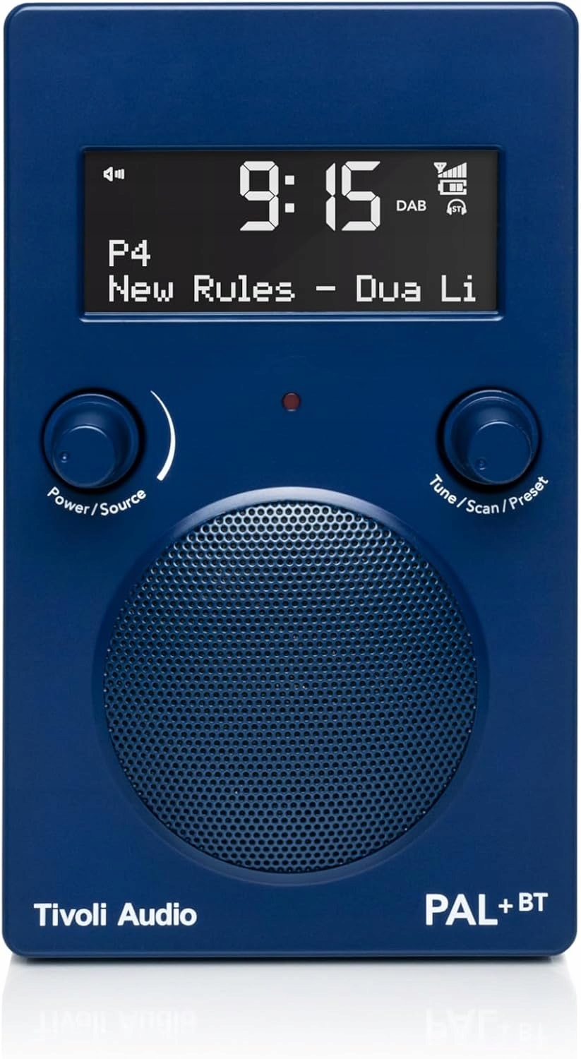 Vintage radiobudík Tivoli Audio Pal Bt, Fm, modrý