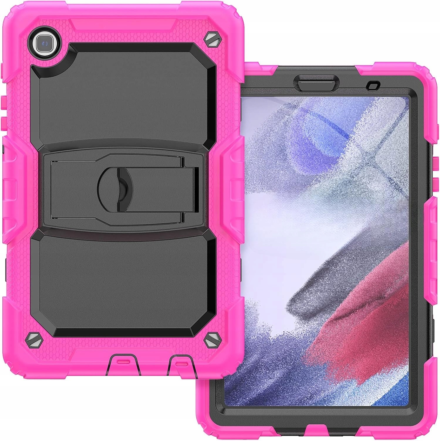 Pouzdro pro Samsung Galaxy Tab A7 Lite 8.7" pancéřové s podstavcem, růžové