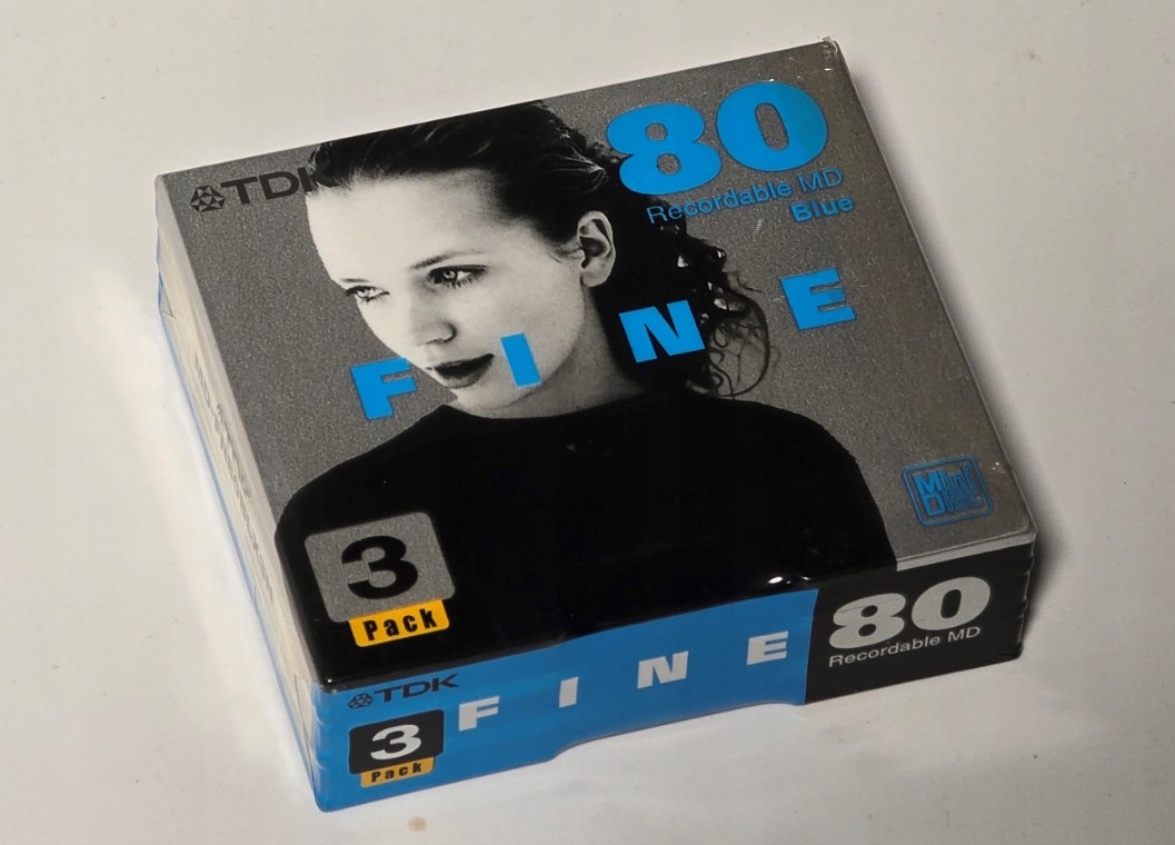 Diskety Minidisc Tdk Fine 80 3 Pack Diskety Minidisc Vyrobené V Japonsku MD
