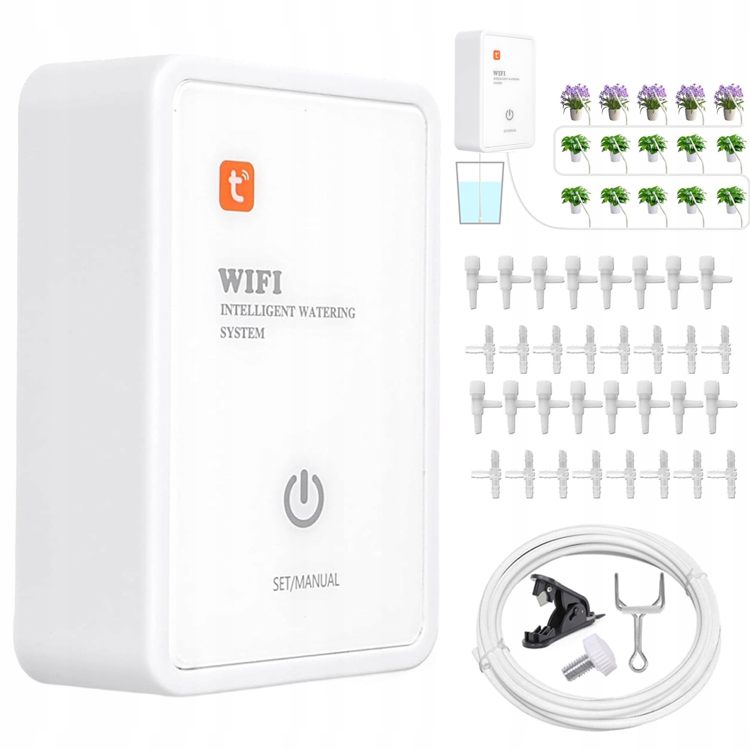 Kapkové Zavlažování Wifi Automatický Systém Pro 16 Rostlin Aplikace