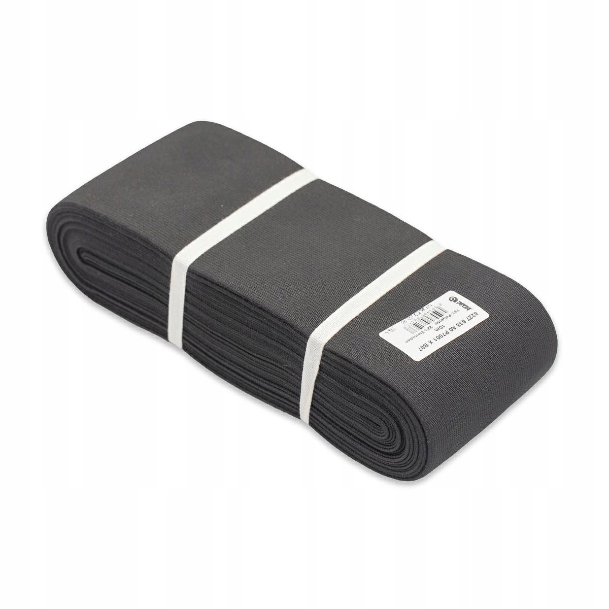 Guma tkaná 100mm/10mb černá P7001