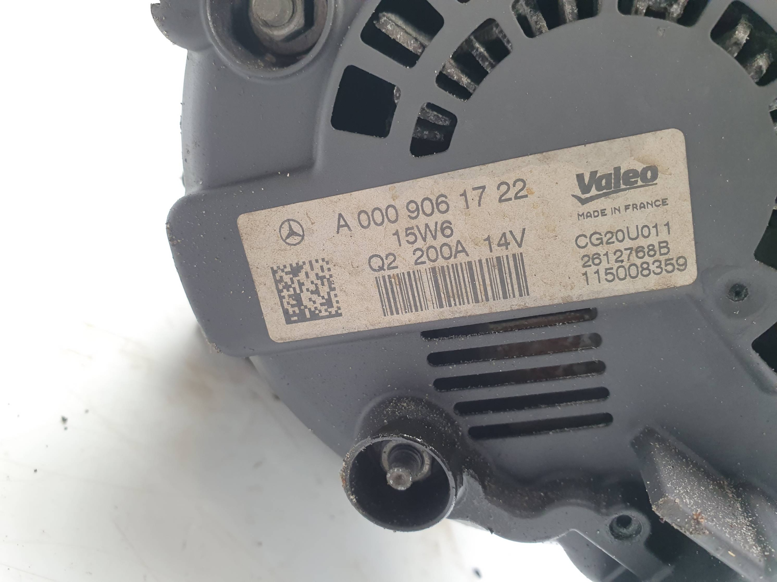 alternator A0009061722 MERCEDES CLS 400 W218