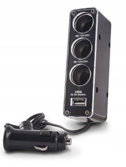 ROZDZIELACZ GNIAZDA ŁADOWARKA SAMOCHDOWA NA KABLU